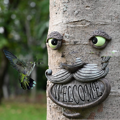 Tree Hugging Garden Sculpture