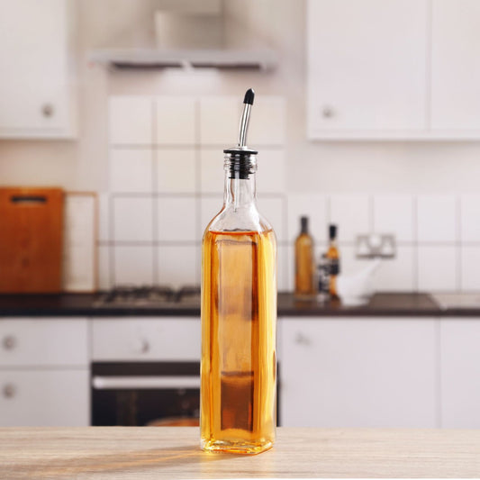 17oz Glass Olive Oil Bottle Set