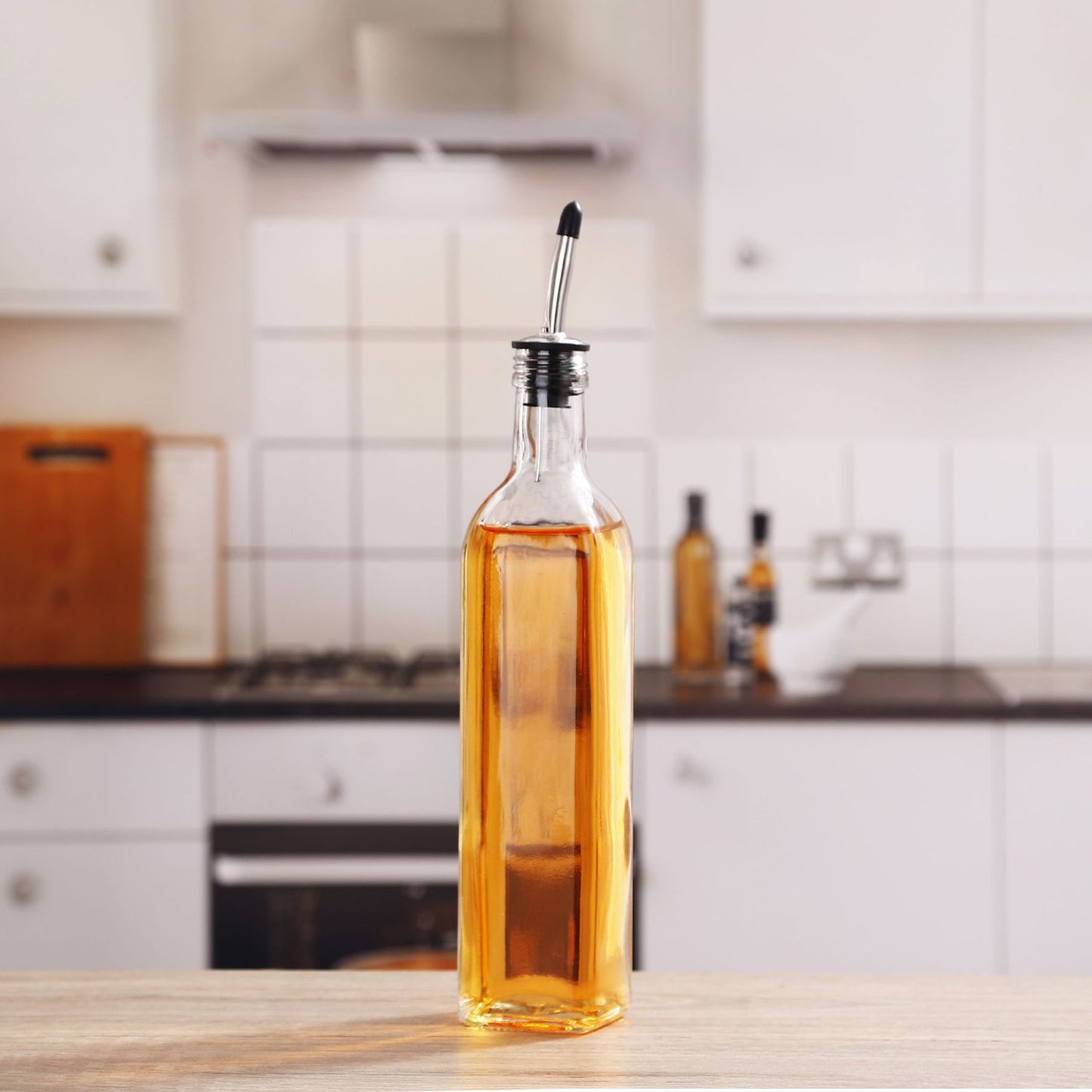 17oz Glass Olive Oil Bottle Set