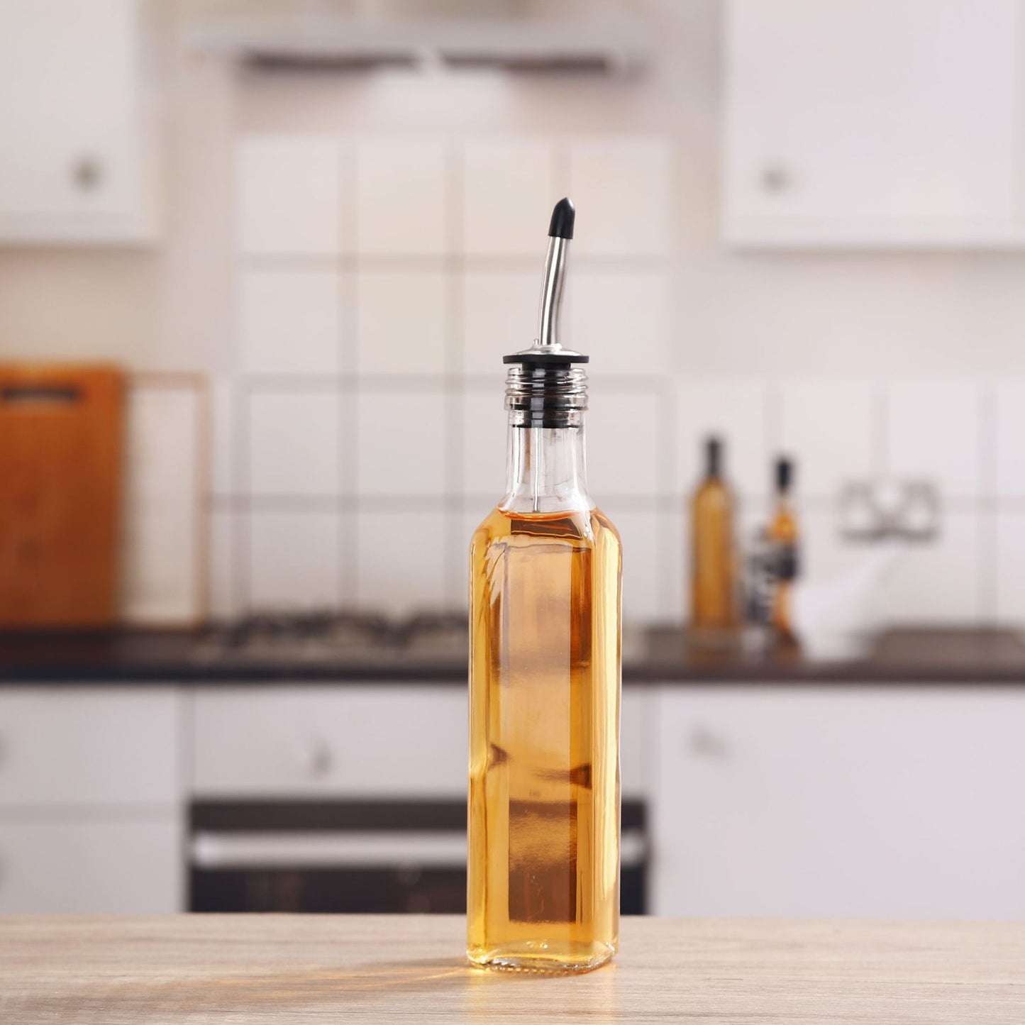 17oz Glass Olive Oil Bottle Set