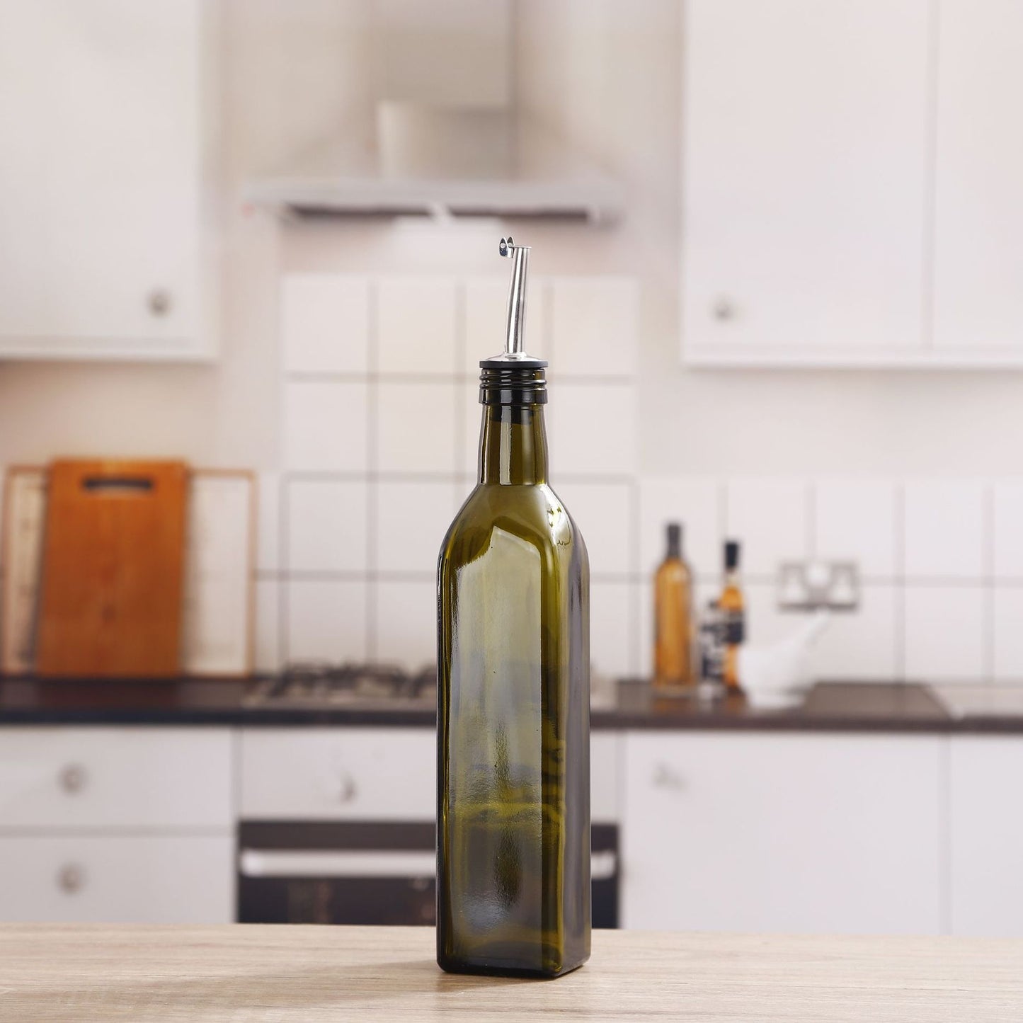 17oz Glass Olive Oil Bottle Set