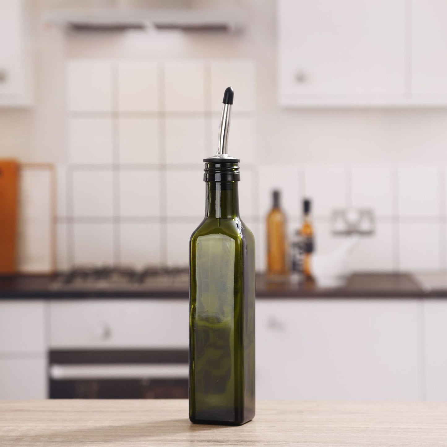 17oz Glass Olive Oil Bottle Set