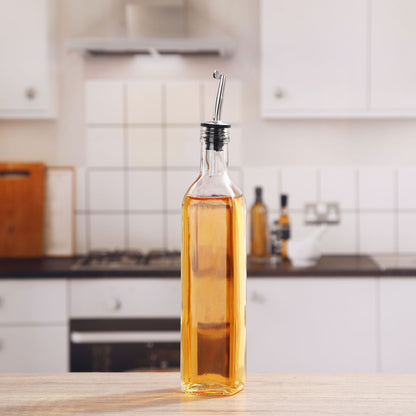 17oz Glass Olive Oil Bottle Set