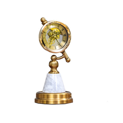 Modern Triangle Metal Clock