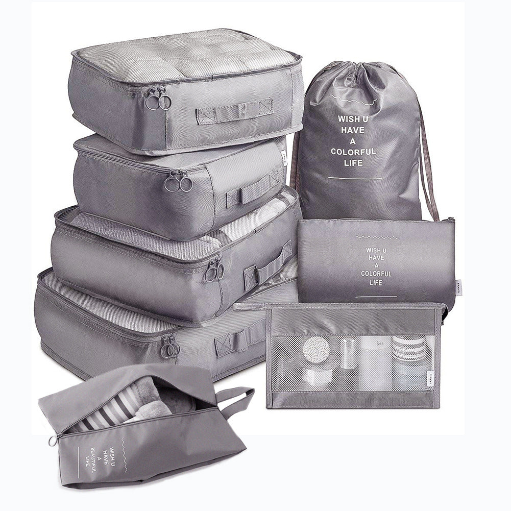8-Piece Travel Packing Cube Set