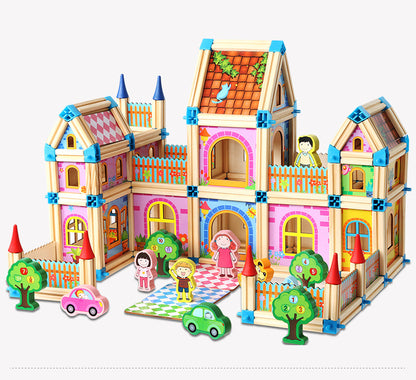 Kids Wooden Building Blocks