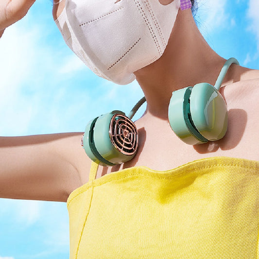 Portable Rechargeable Neck Hanging Fan