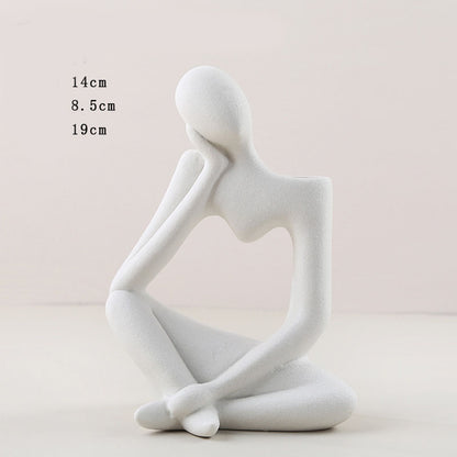 Abstract Ceramic Character Vase
