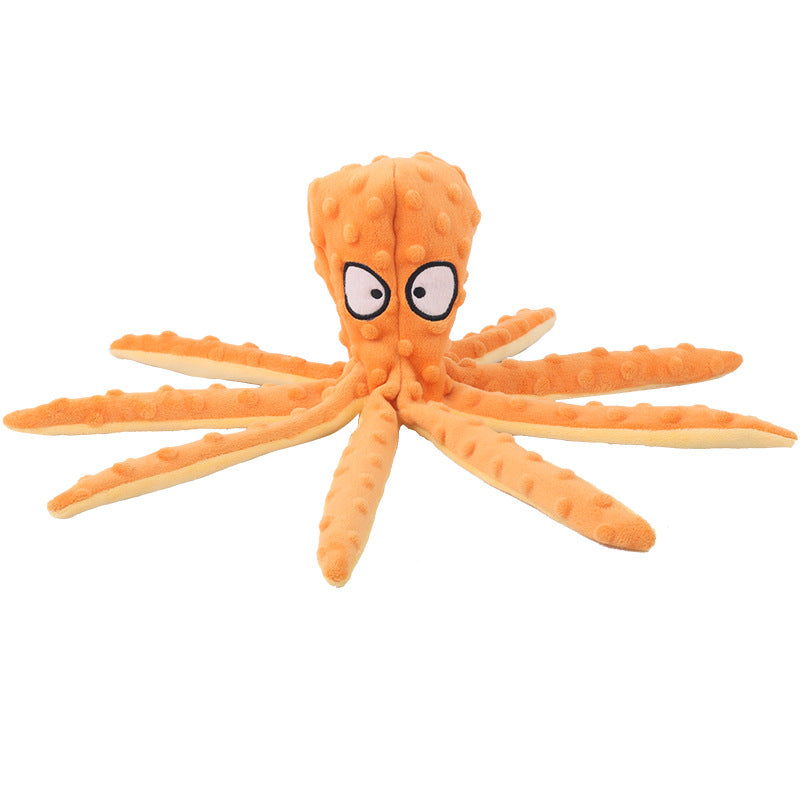 Soft Plush Octopus Pet Toy