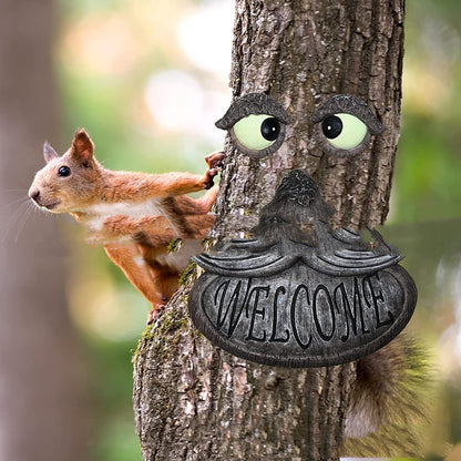 Tree Hugging Garden Sculpture