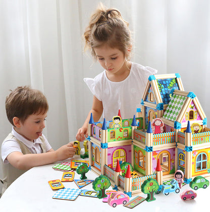 Kids Wooden Building Blocks