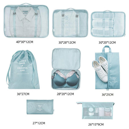8-Piece Travel Packing Cube Set