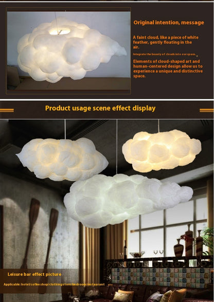 Silk Cloud Ceiling Lamp