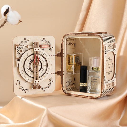 3D Wooden Puzzle Treasure Box