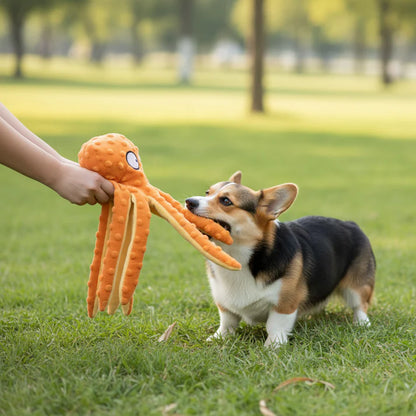 Soft Plush Octopus Pet Toy